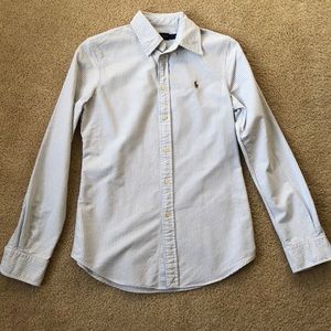 Ralph Lauren Custom Fit Striped Button Down Shirt